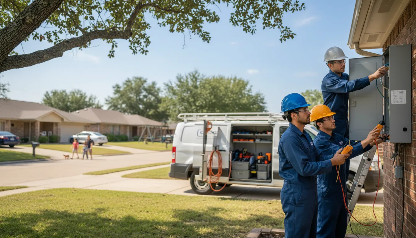 Certified electrician providing emergency electrical services in Henderson, IL